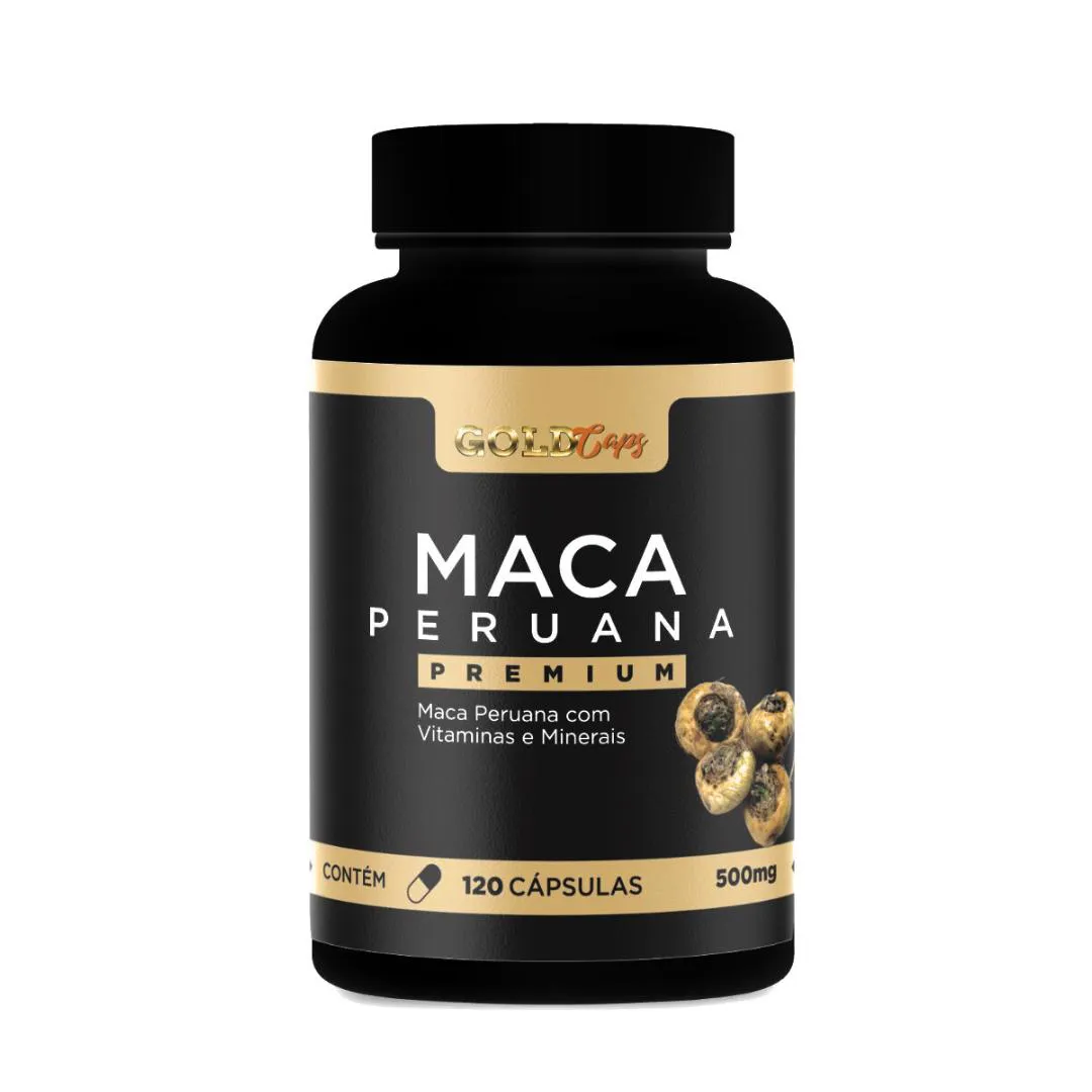 Maca Peruana Original com Vitaminas e Minerais 120 cápsulas