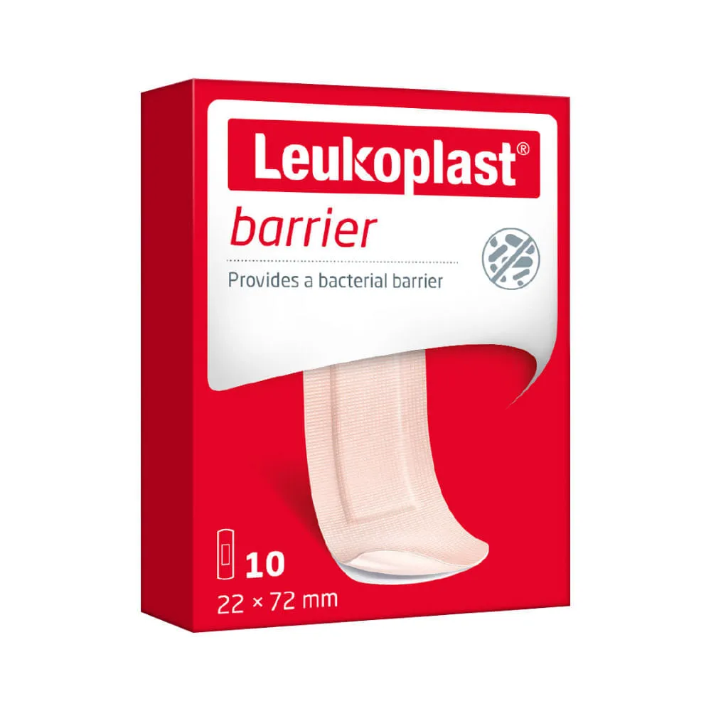 Curativo Leukoplast Com 10 Adesivos 22x72mm Barrier