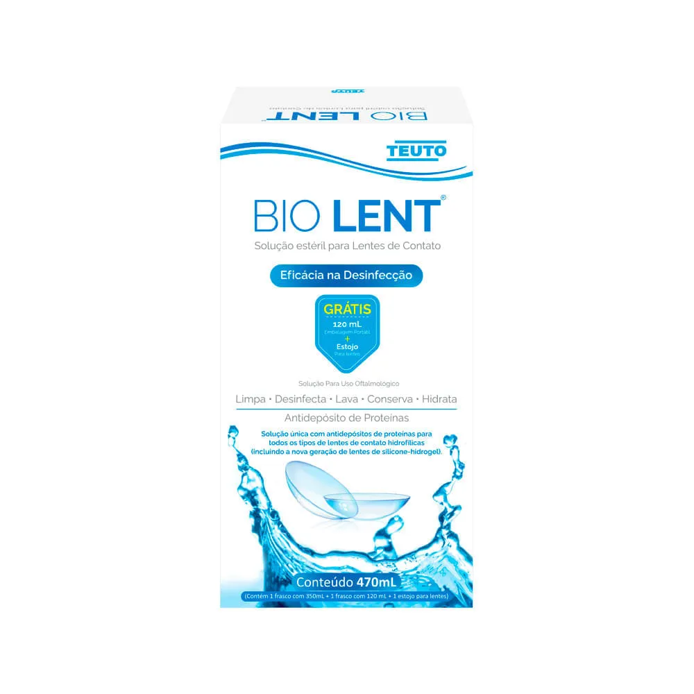 Bio Lent Solucao Multiuso 350ml 120ml+ Estojo