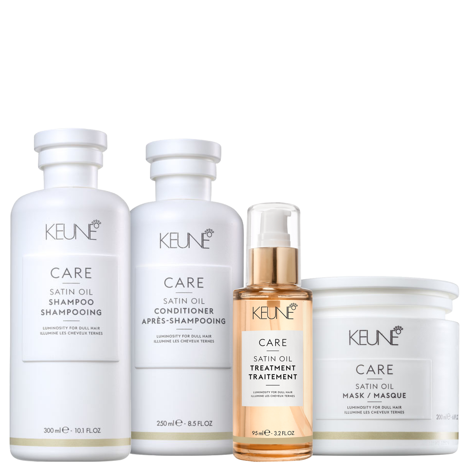 Kit Keune Satin Oil Treatment (4 Produtos)