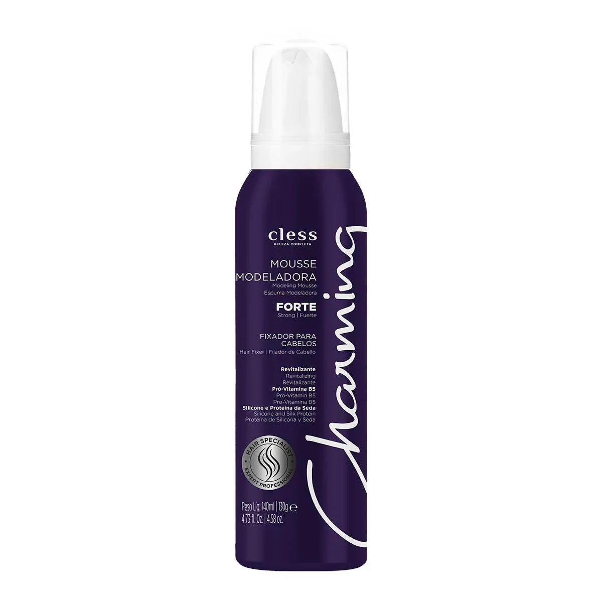 Mousse Modeladora Forte Charming com 140ml