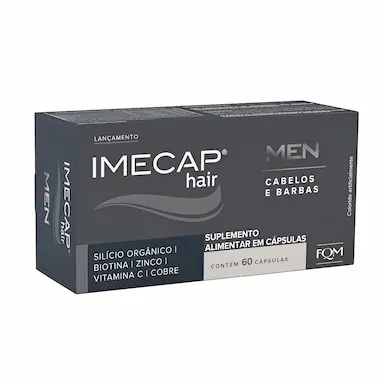 Suplemento Alimentar Imecap Hair Men 60 cápsulas