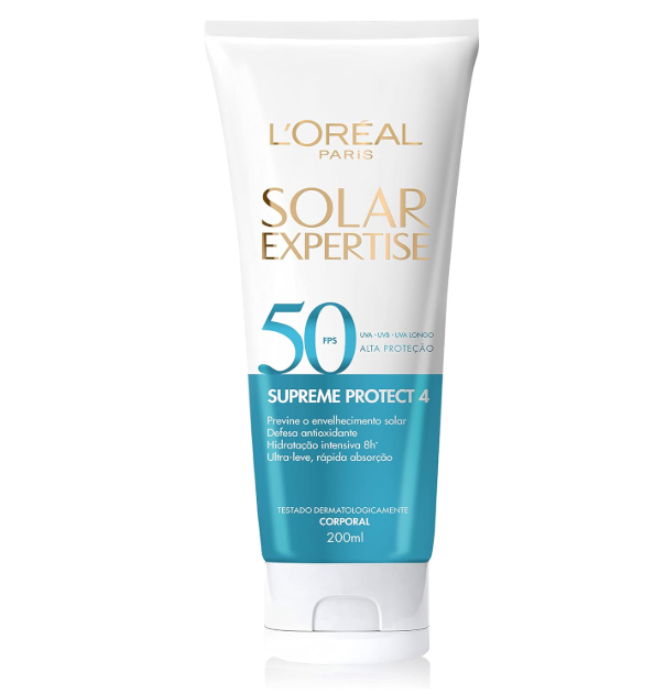 Protetor Solar L’Oréal Paris Solar Expertise Supreme Protect 4 FPS50 200ml