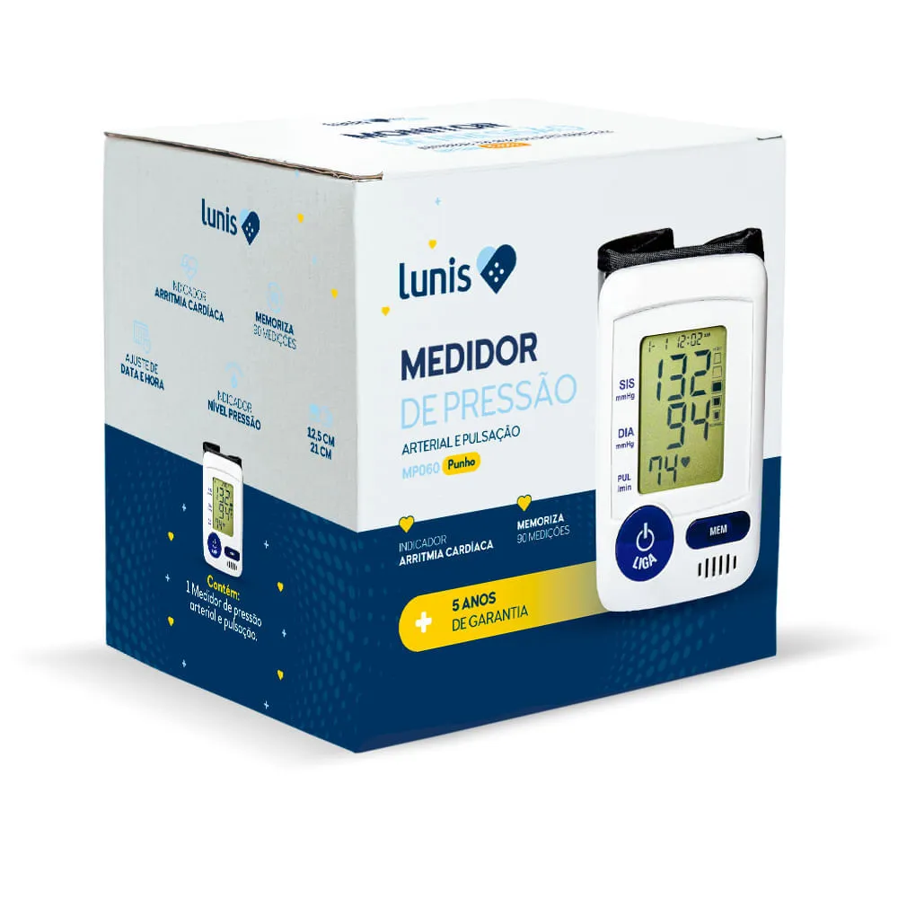 Aparelho De Pressao Lunis Digital De Pulso