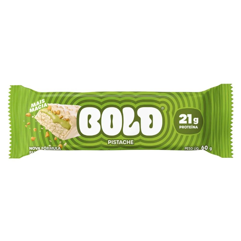 Barra De Proteína Bold Pistache 60g