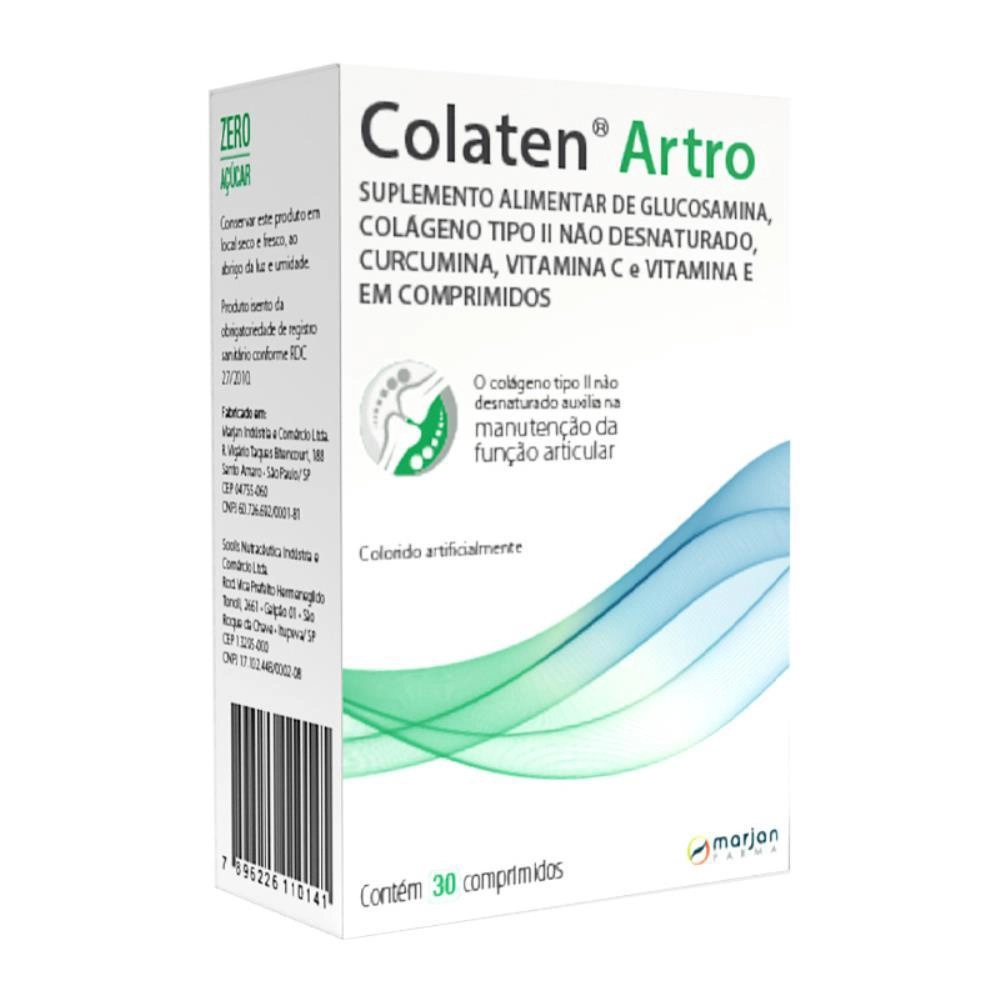 Colaten artro com 30 comprimidos