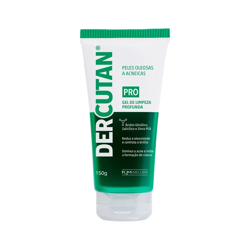 Dercutan Pro Gel Para Limpeza Profunda 150gr