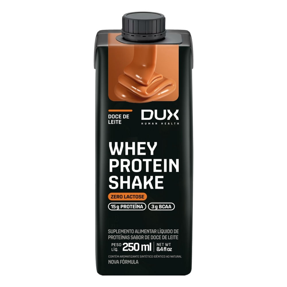 Dux Whey Protein Shake 15g Doce De Leite 250ml